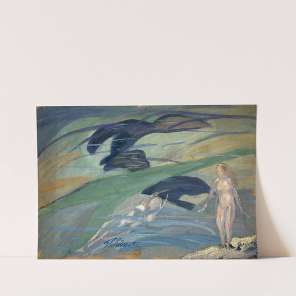 Bathing Girls by Ernst Schiess