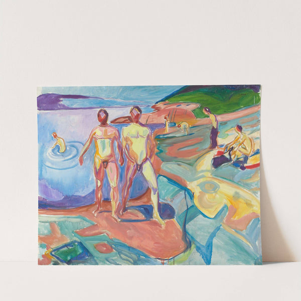 Bathing Men (1929) by Edvard Munch