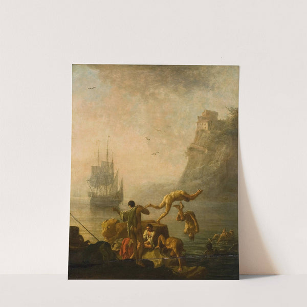Bathing Men by Pierre-Jacques Volaire