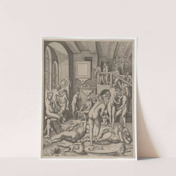 Bathing room ('Bath of the Anabaptists') by Virgil Solis