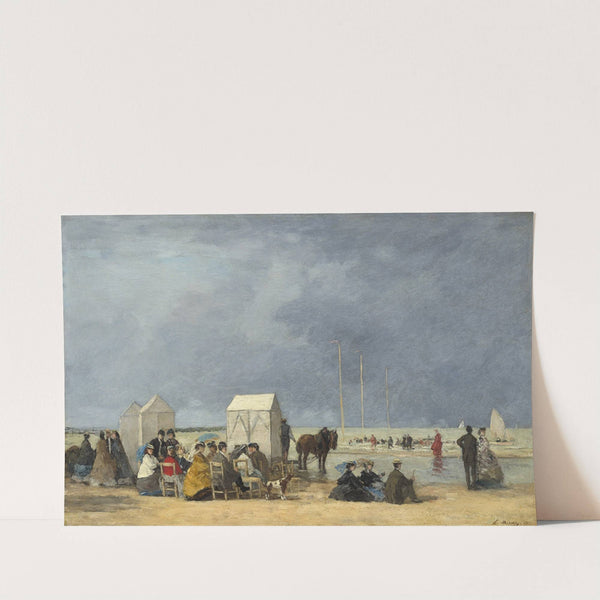 Bathing Time at Deauville (1865) by Eugène Boudin