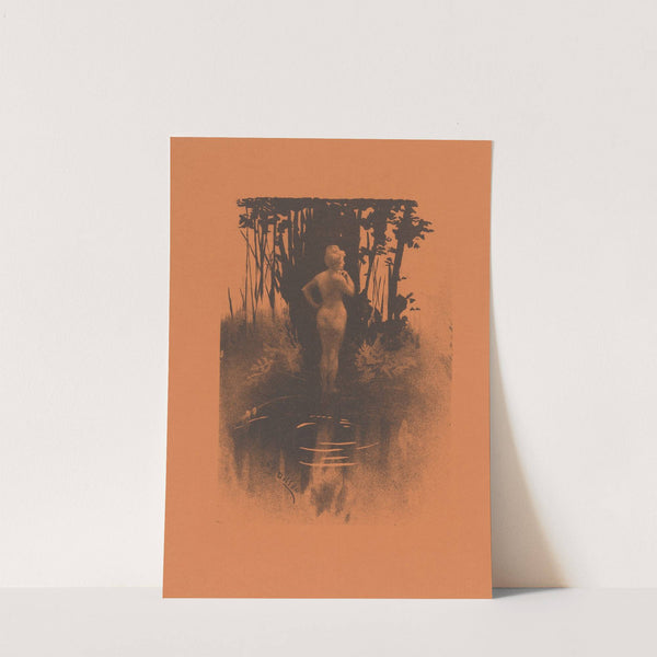 Bathing woman in nature (1902) by Henri-Patrice Dillon