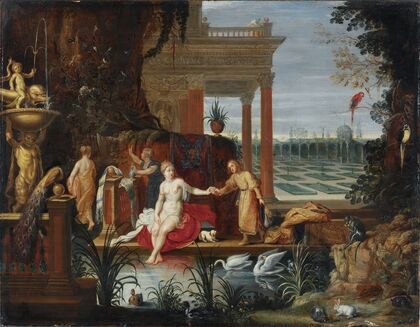 Bathseba in the Bath Receiving the Letter from King David