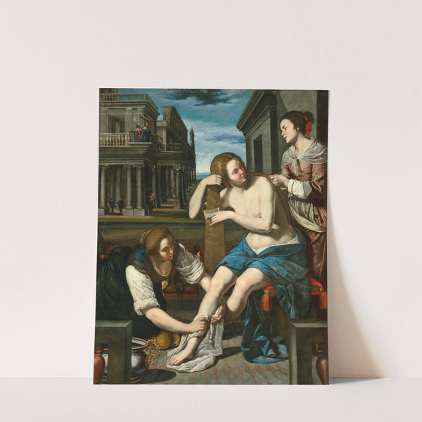 Bathsheba at her bath by Artemisia Gentileschi