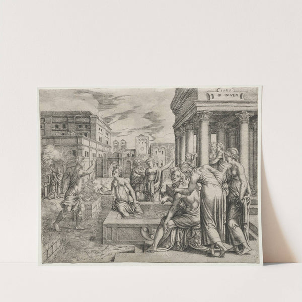 Bathsheba in the Bath (1549) by Cornelis Massys
