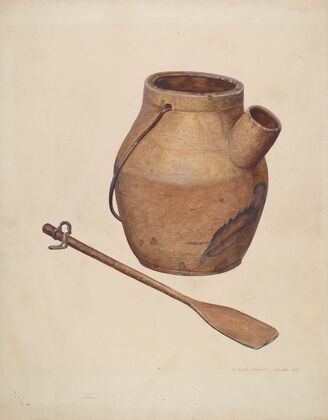 Batter Jug with Paddle
