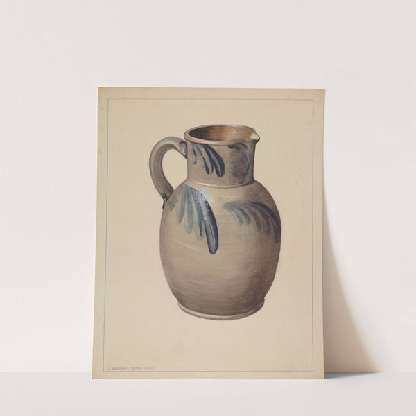 Batter Pitcher (c. 1937) by J. Howard Iams