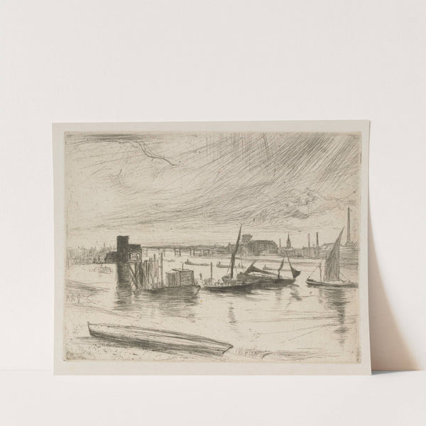 Battersea Dawn (Cadogan Pier) (1863) by James Abbott McNeill Whistler