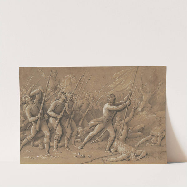 Battle Charge (1865-1874) by Hammatt Billings