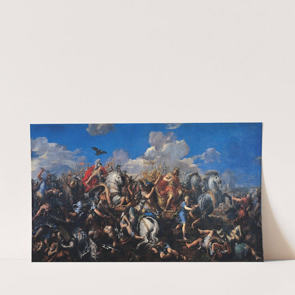 Battle of Alexander versus Darius (between 1644 and 1650) by Pietro da Cortona