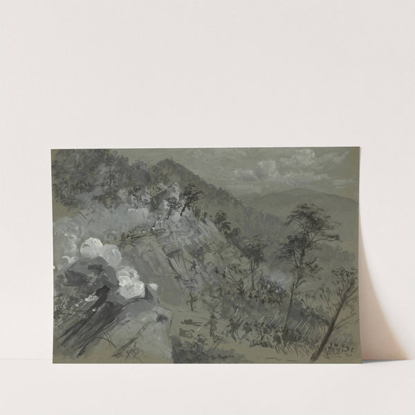 Battle of Dug Gap (1864) by Alfred Rudolph Waud