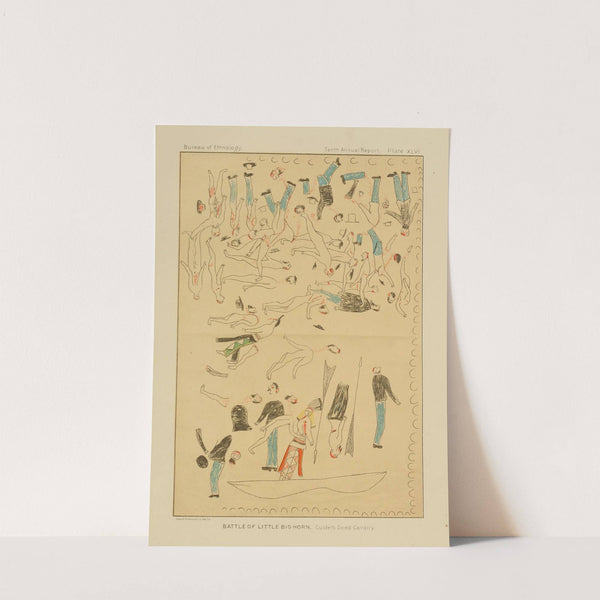 Battle of Little Big Horn; Custer’s Dead Cavalry (1894) by Garrick Mallery