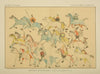 Battle of Little Big Horn; Indians leaving battleground