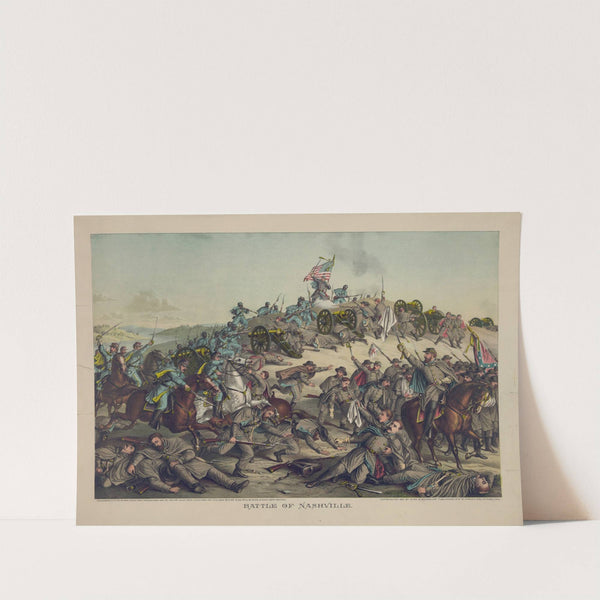 Battle of Nashville (1891) by Kurz & Allison