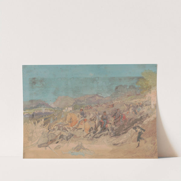 Battle of Peach Tree Creek, Georgia, July 20, 1864 by Adolph Metzner