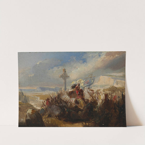 Battle of Poitiers, 25 October 732 by Baron Charles de Steuben