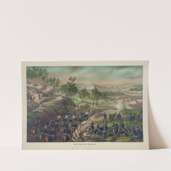 Battle of Resaca–May 13 to 16, 1864 (1889) by Kurz & Allison