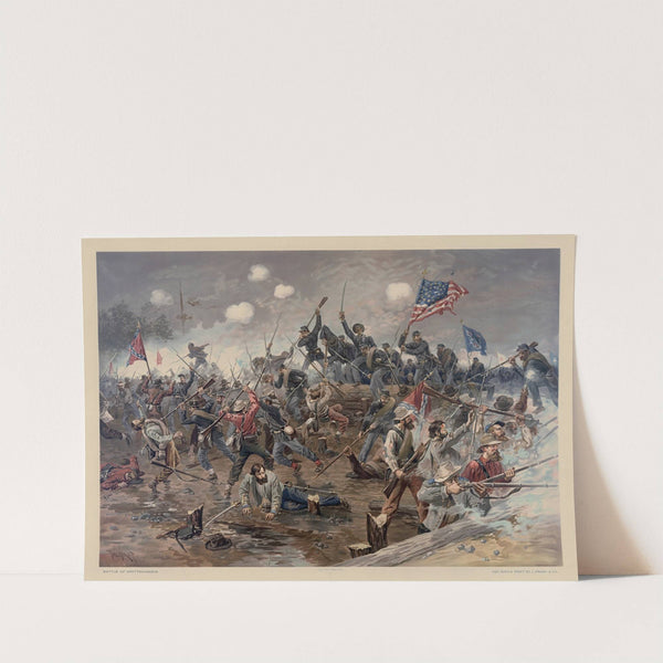 Battle of Spottsylvania (1877) by Louis Prang & Co.