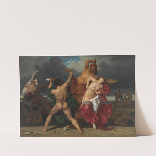 Battle Of The Centaurs And The Lapiths (1852) by William Bouguereau