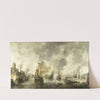 Battle of the Combined Venetian and Dutch Fleets against the Turks in the Bay of Foya, 1649 (1656) by Abraham Beerstraaten