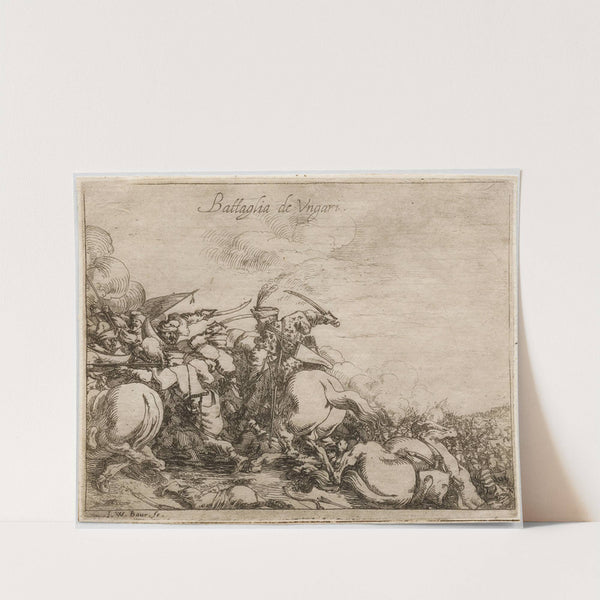 Battle of the Hungarians (1633) by Johann Wilhelm Baur