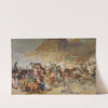 Battle of the Pyramids, sketch (1896) by Wojciech Kossak