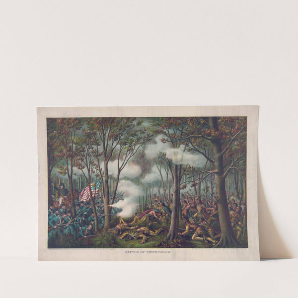 Battle of Tippecanoe (1889) by Kurz & Allison