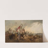 Battle of Vienna, sketch (1875) by Tadeusz Rybkowski