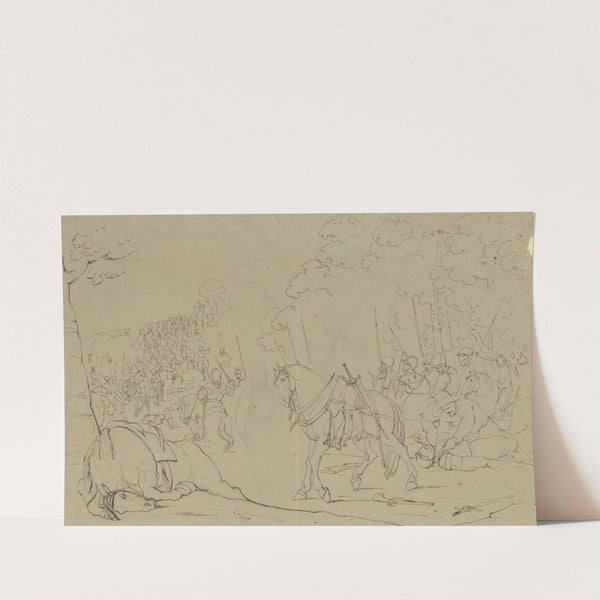 Battle procession by Franz Pforr