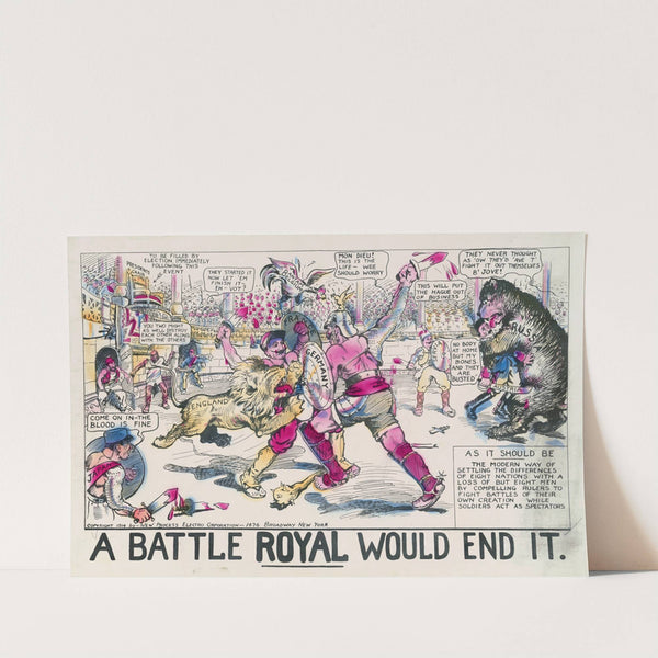 Battle royal would end it by Anonymous