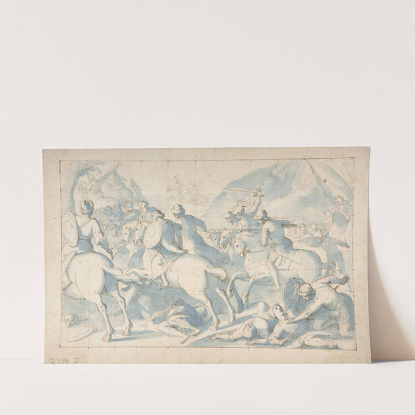 Battle Scene by Belisario Corenzio