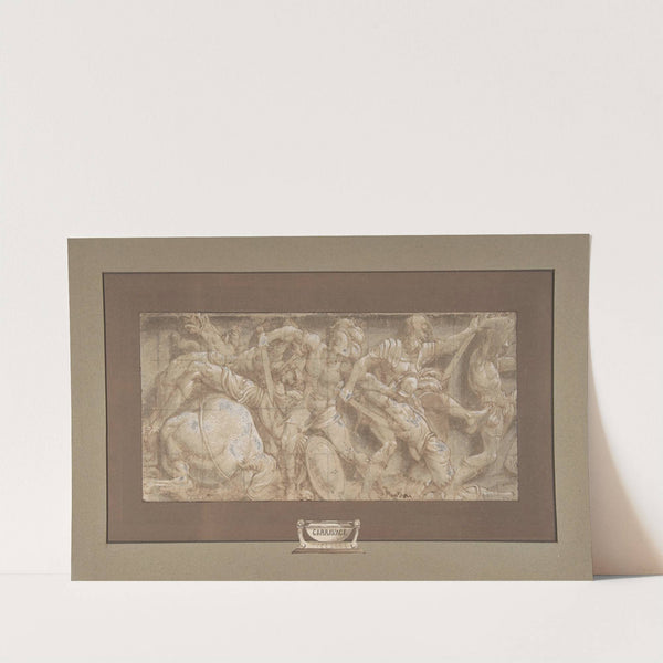 Battle Scene by Lelio Orsi