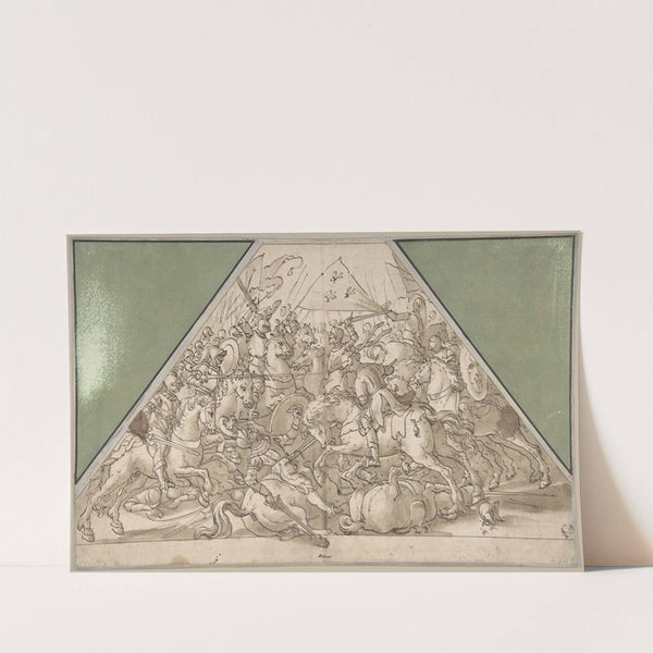 Battle Scene by Hans Heinrich Waegmann