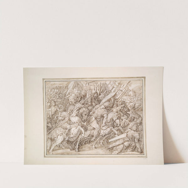 Battle Scene by Master of the Egmont Albums