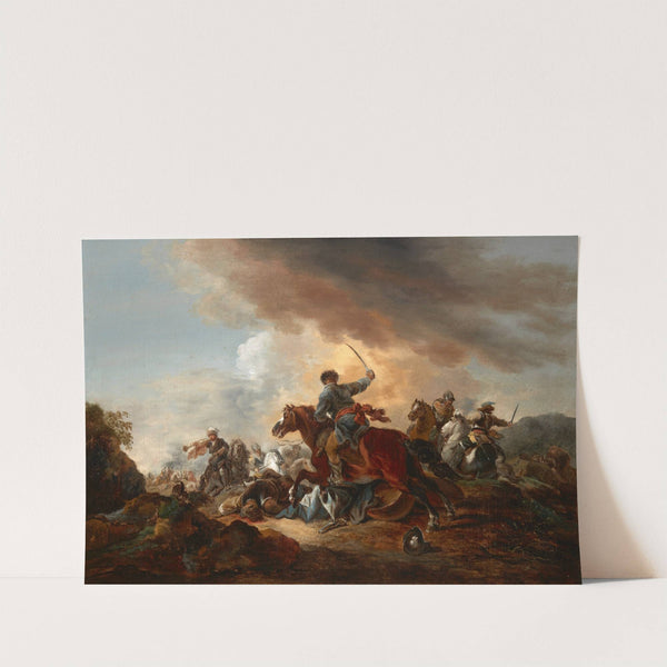 Battle Scene by Aleksander Orłowski