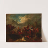 Battle Scene (18th Century) by August Querfurt