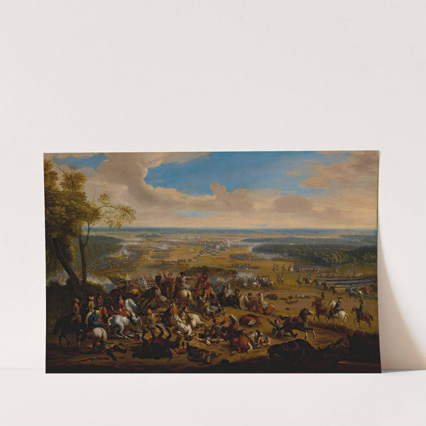 Battle scene by Adam Frans van der Meulen