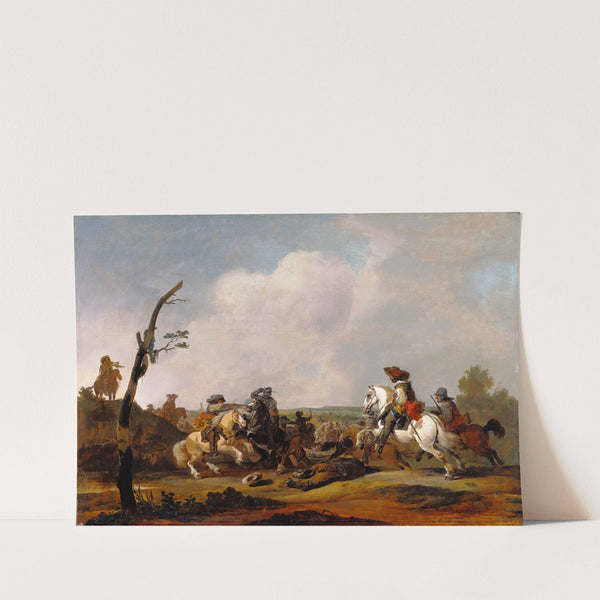 Battle Scene by Johannes Lingelbach