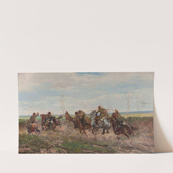 Battle scene (1924) by Leonard Wintorowski