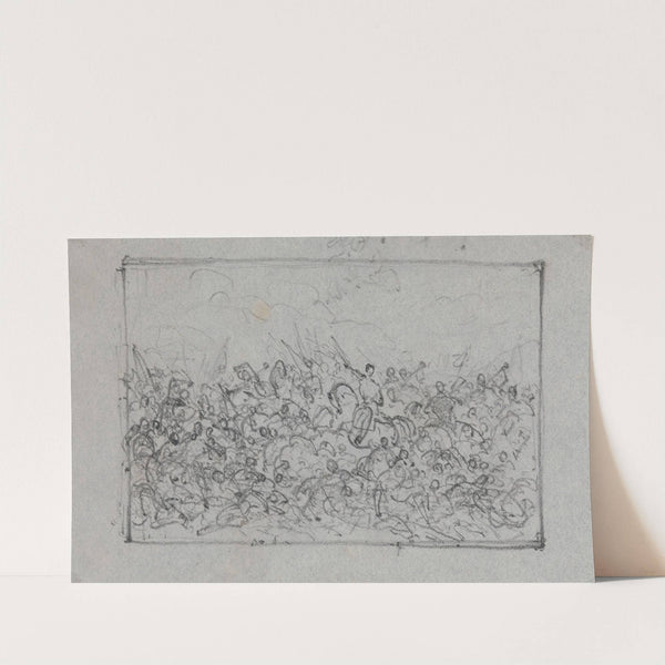 Battle Scene by Nicaise De Keyser