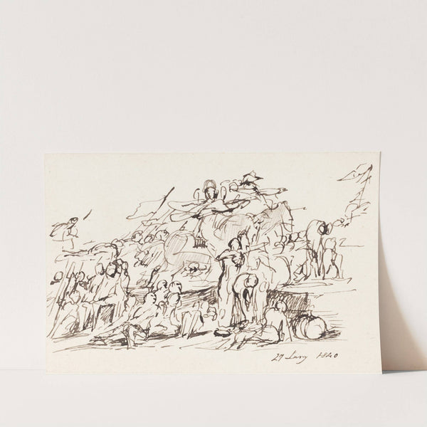 Battle Scene by Sir David Wilkie