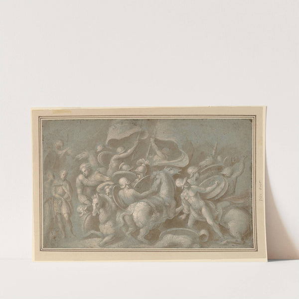 Battle Scene by Biagio Pupini