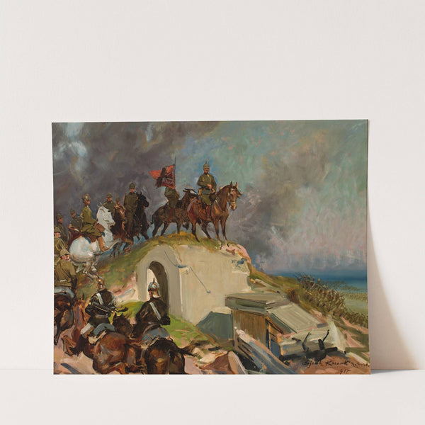 Battle Scene from the First World War (1917) by Wojciech Kossak