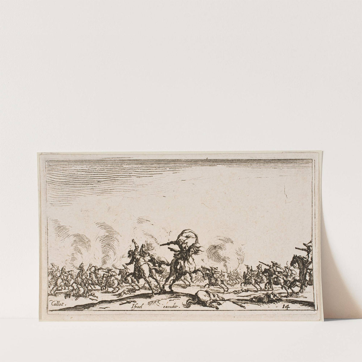 Battle with Pistols (1632) by Jacques Callot