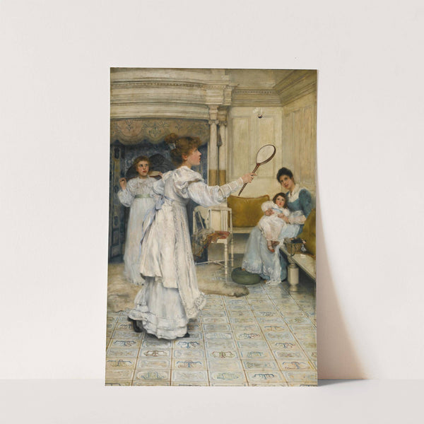 Battledore And Shuttlecock by Laura Theresa Alma-Tadema
