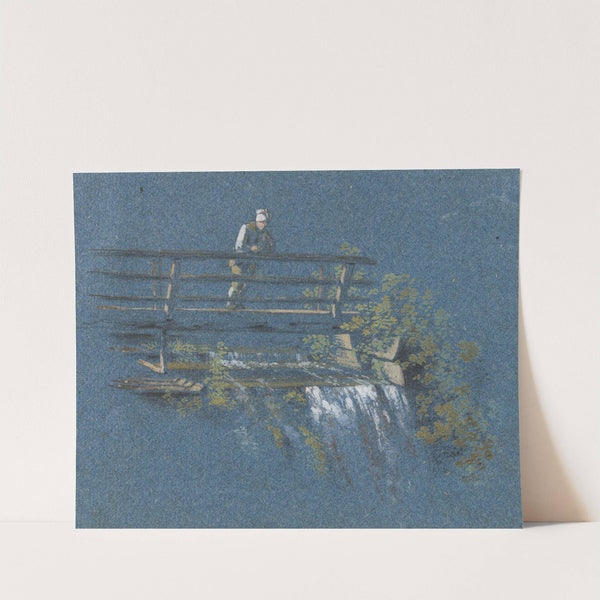 Bauer auf Brücke by Franz Niklaus König