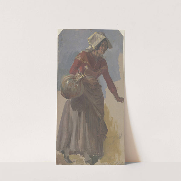 Bäuerin aus Albano mit einem Krug by Johann Nepomuk Rauch