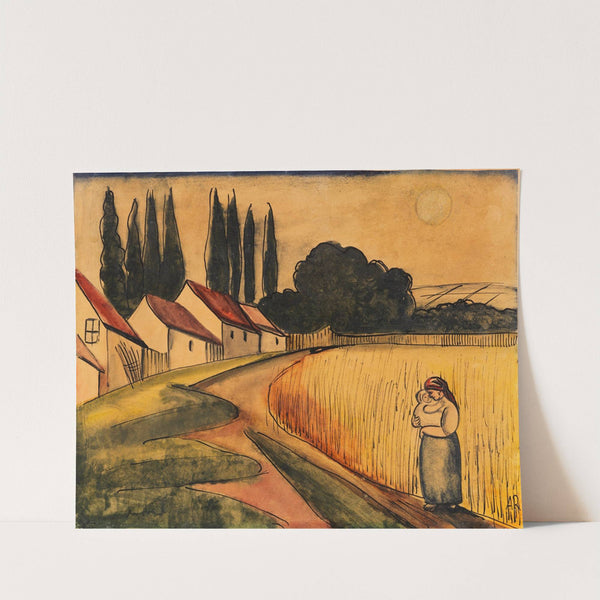 Bäuerin mit Kind by Anita Rée