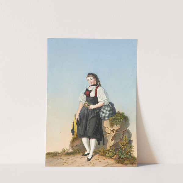 Bäuerin von Guggisberg (1824) by Gabriel Lory the older