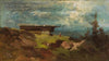 Bäuerin vor einer Almhütte (1870)